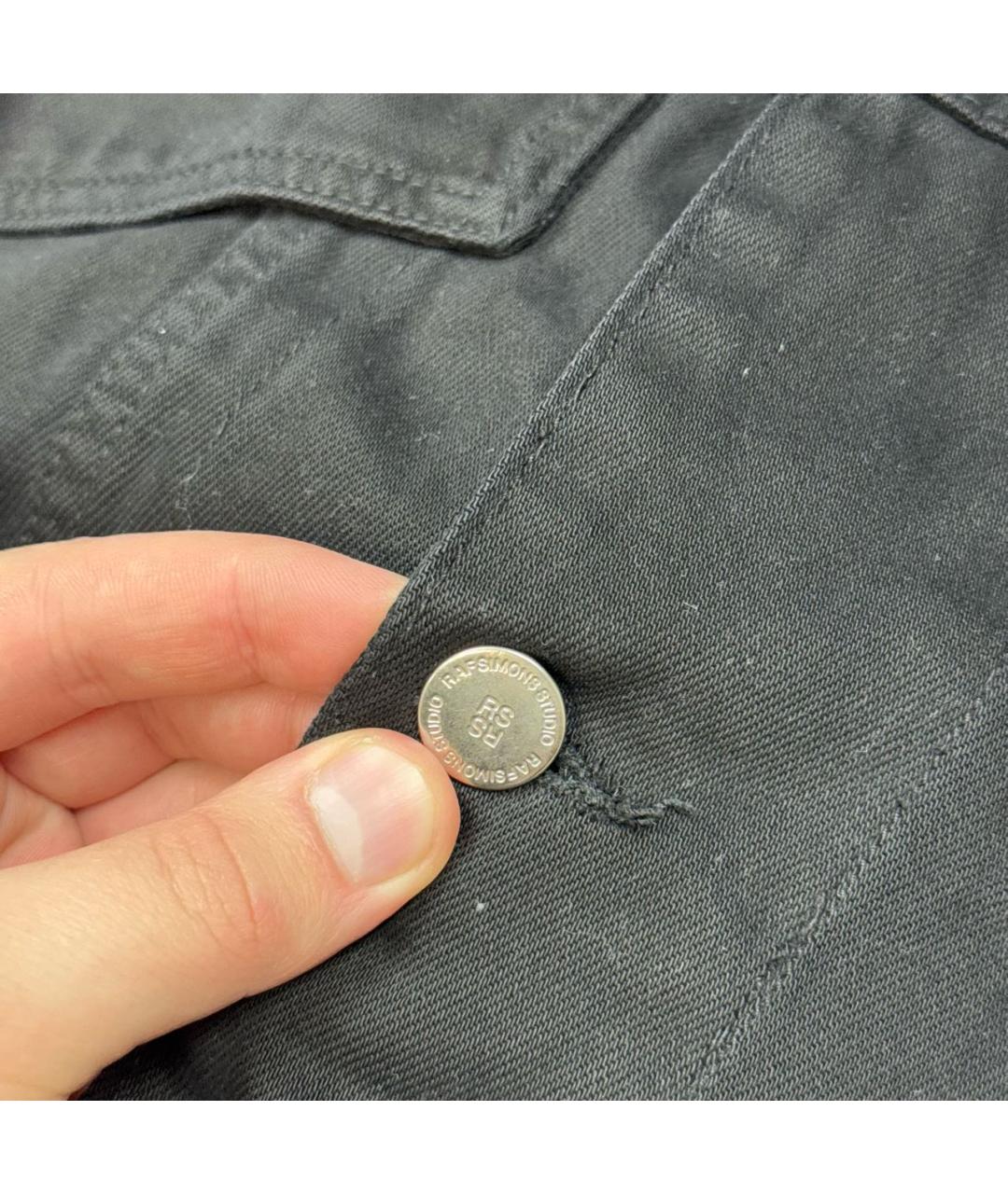 RAF SIMONS Черная куртка, фото 3