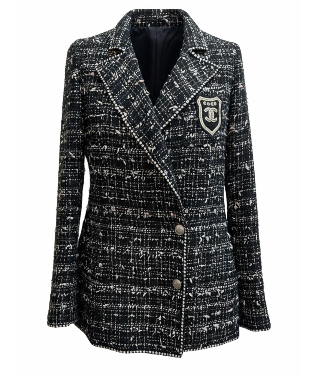 CHANEL Мульти твидовый жакет/пиджак, фото 1