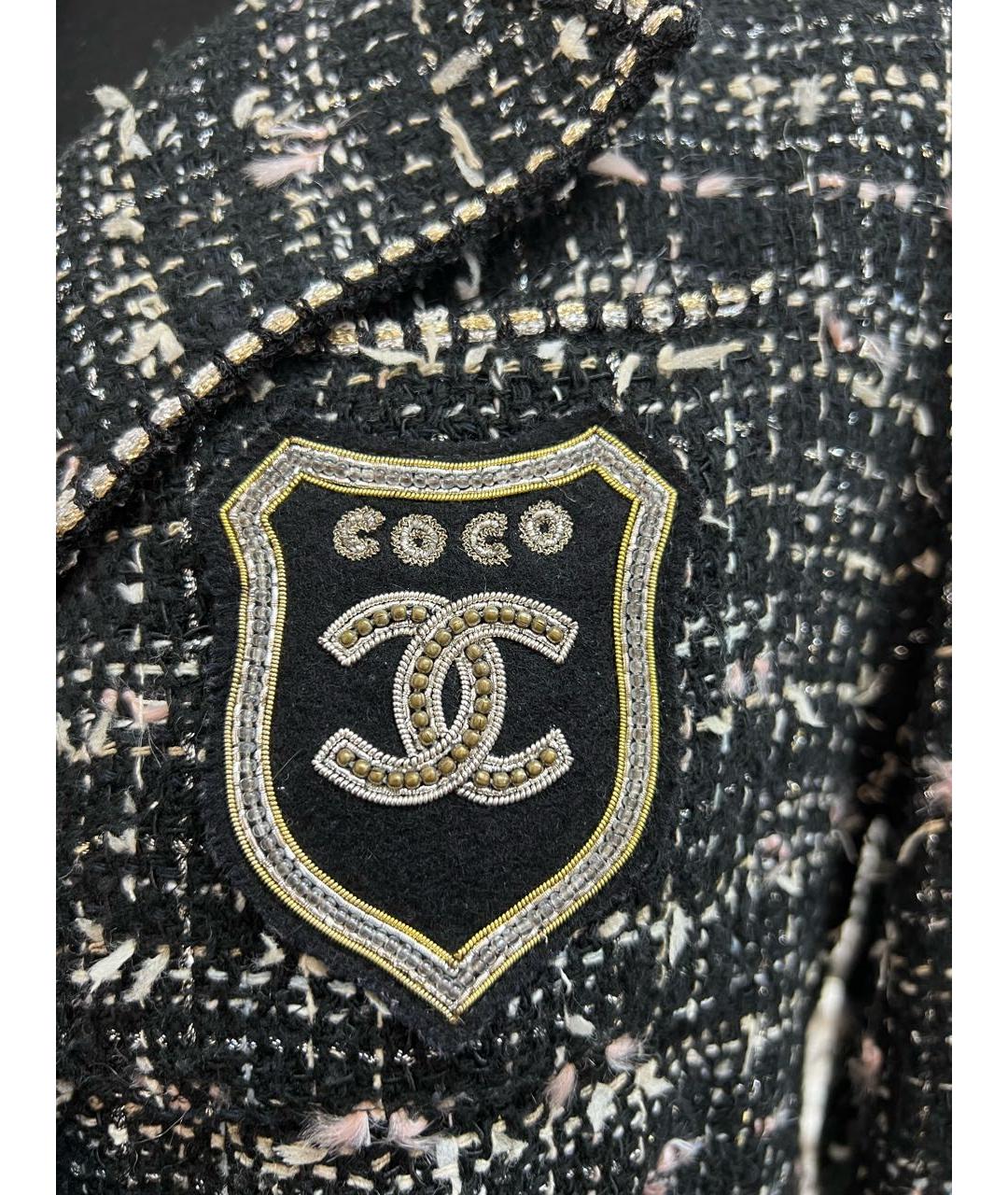 CHANEL Мульти твидовый жакет/пиджак, фото 8
