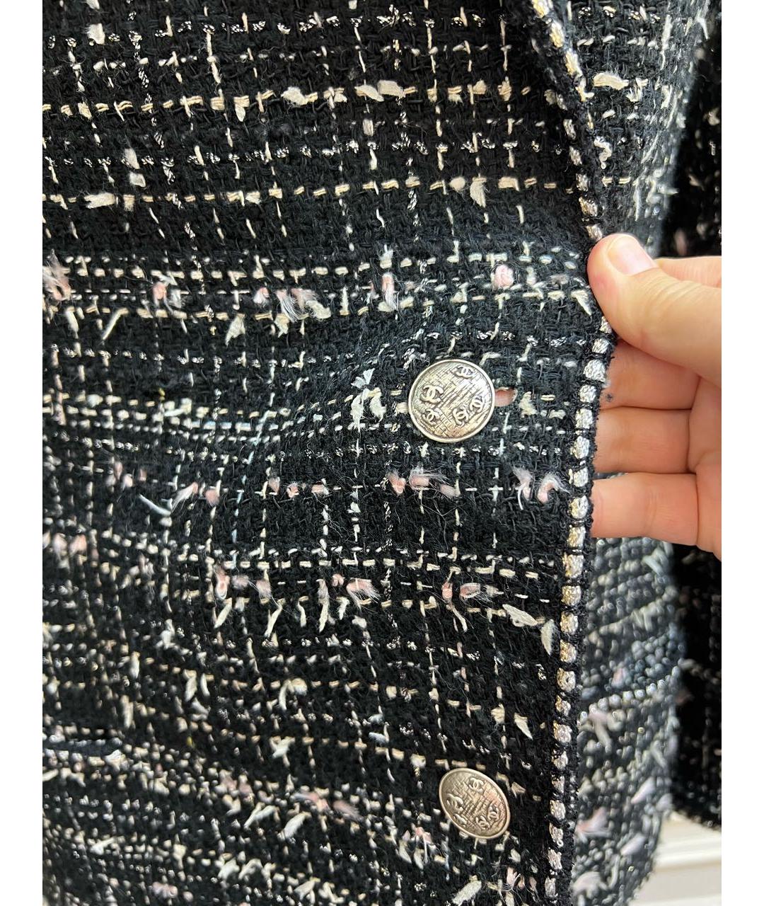 CHANEL Мульти твидовый жакет/пиджак, фото 6