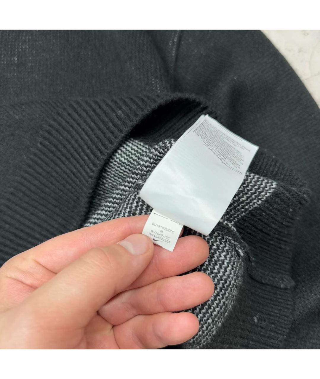 SUPREME Черный шерстяной джемпер / свитер, фото 6