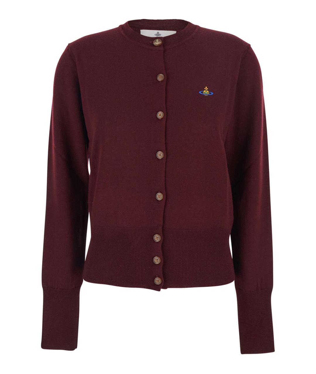 VIVIENNE WESTWOOD Бордовый шерстяной джемпер / свитер, фото 1