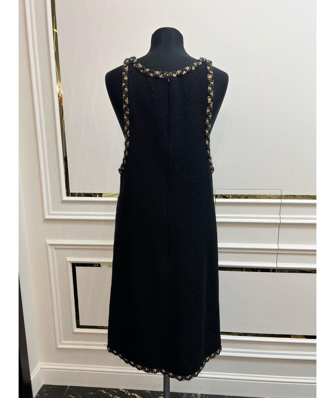 CHANEL Черный сарафан, фото 4
