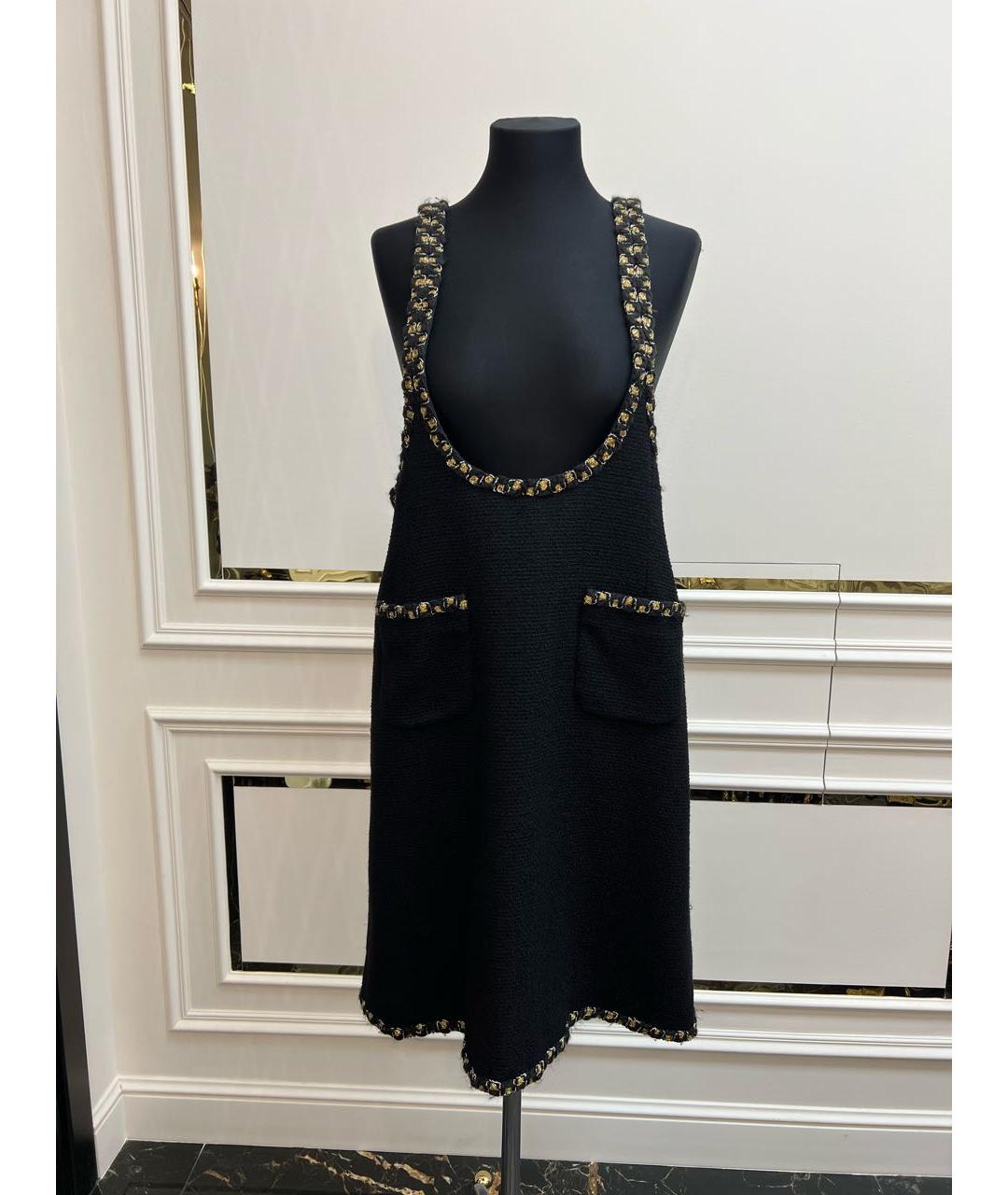 CHANEL Черный сарафан, фото 9