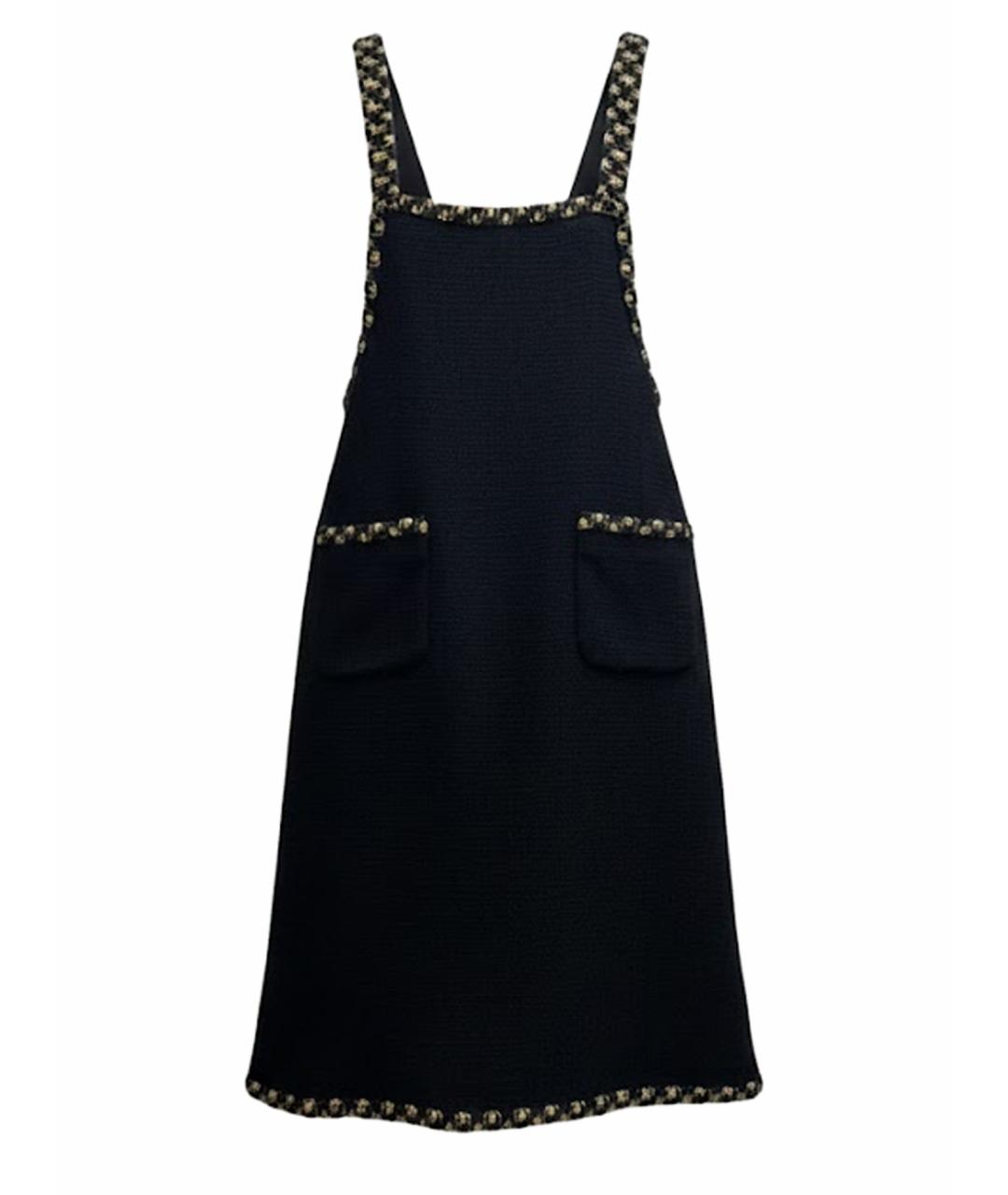 CHANEL Черный сарафан, фото 1