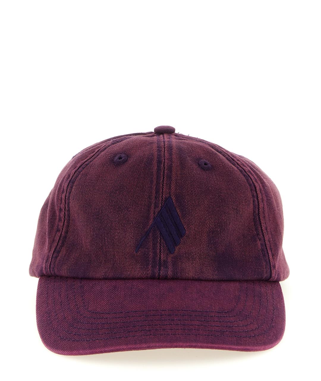 THE ATTICO Фиолетовая хлопковая кепка, фото 1