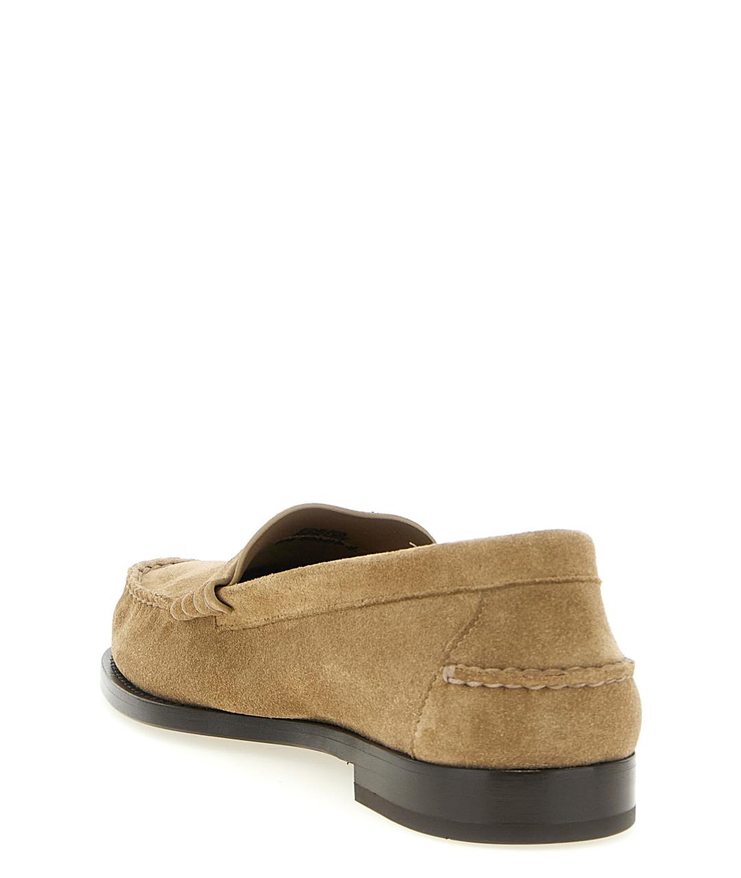 CHURCH'S Бежевые замшевые лоферы, фото 3