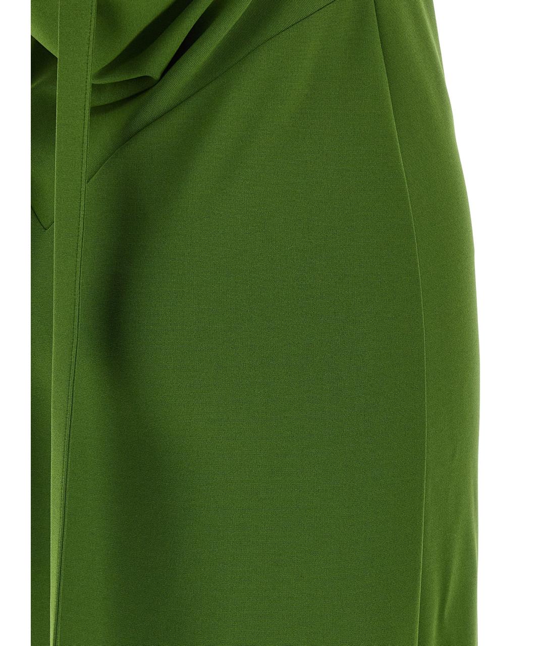 THE ATTICO Зеленые вискозное вечернее платье, фото 4