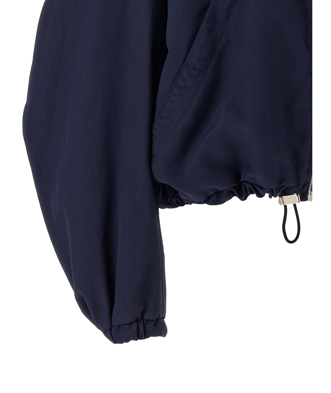 THE ATTICO Синяя полиамидовая куртка, фото 4