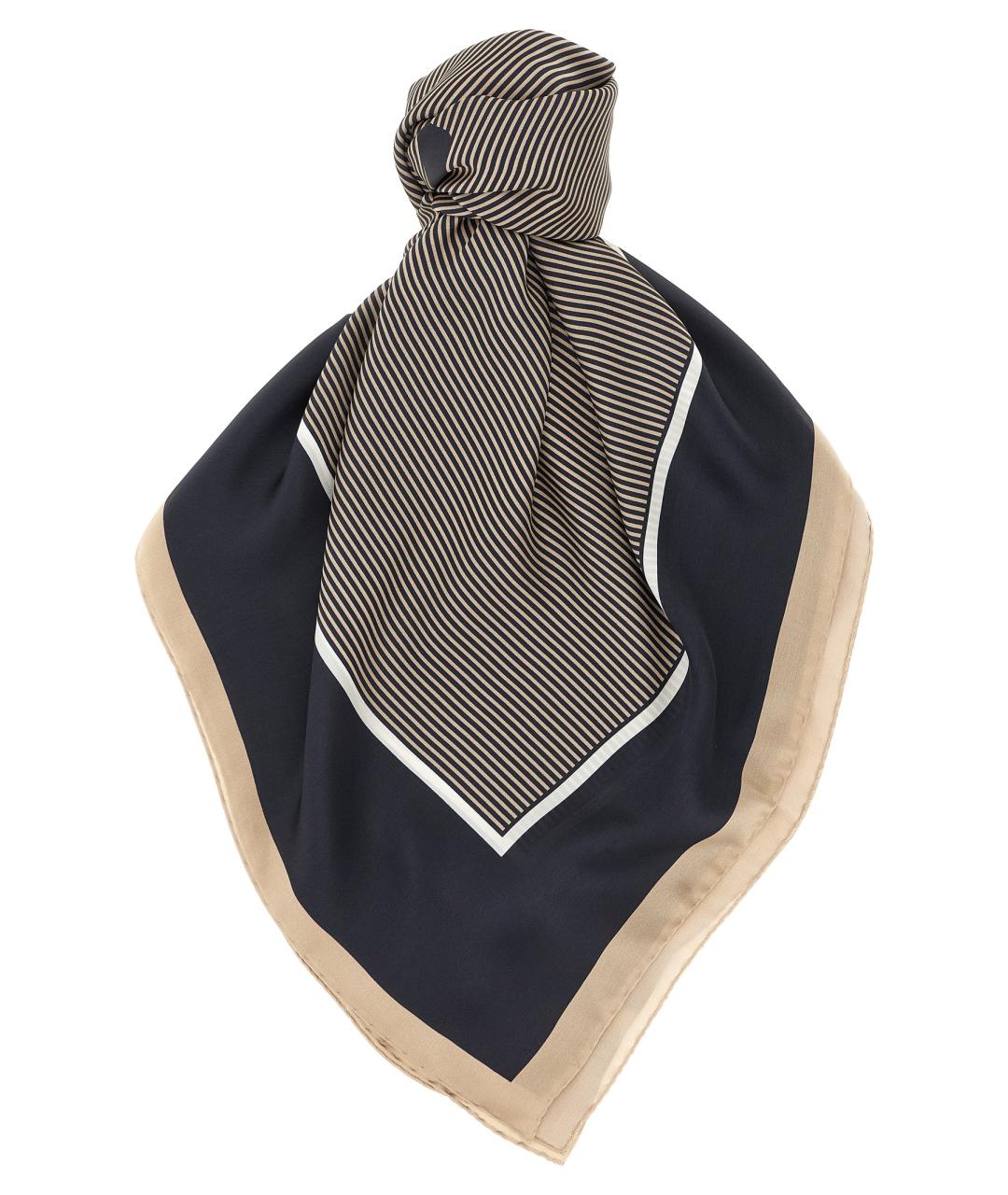 SAINT LAURENT Мульти шелковый шарф, фото 1