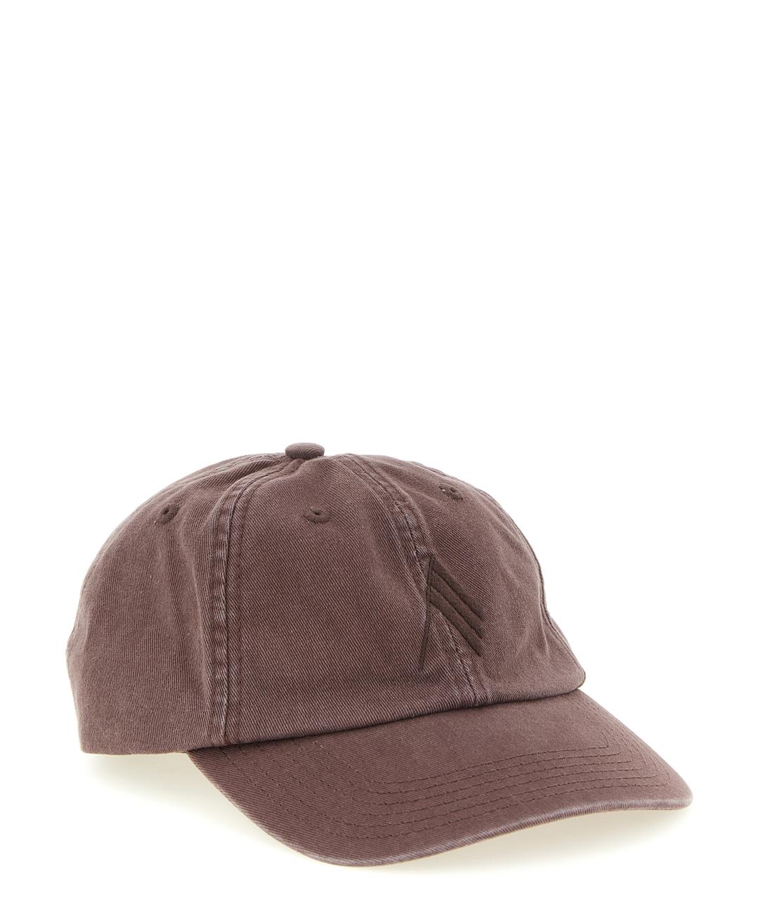 THE ATTICO Коричневая хлопковая кепка, фото 2