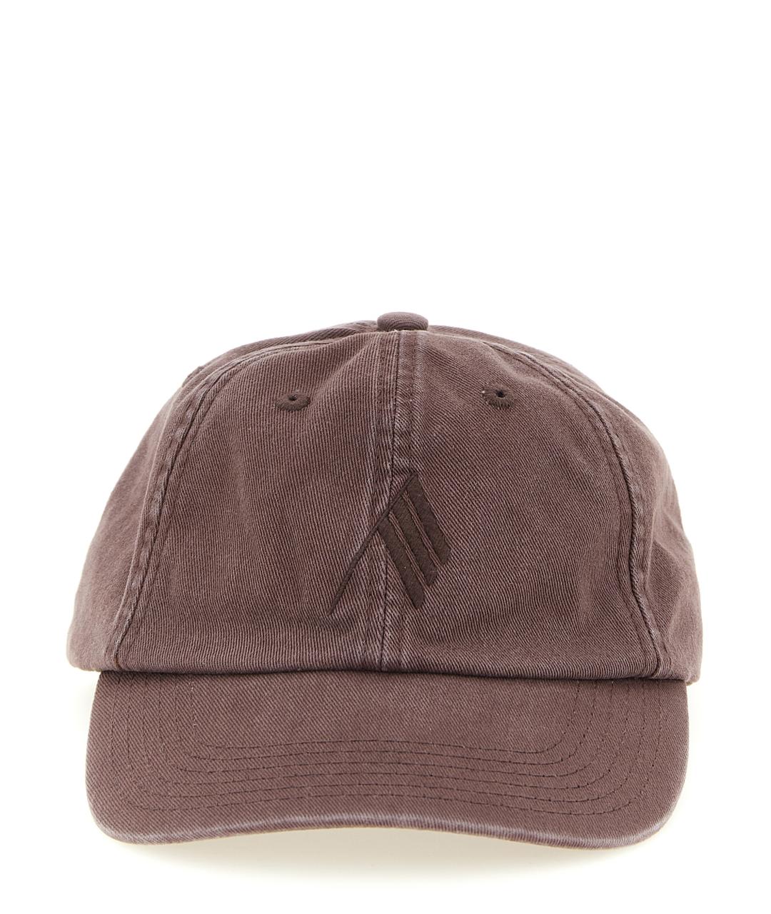 THE ATTICO Коричневая хлопковая кепка, фото 1