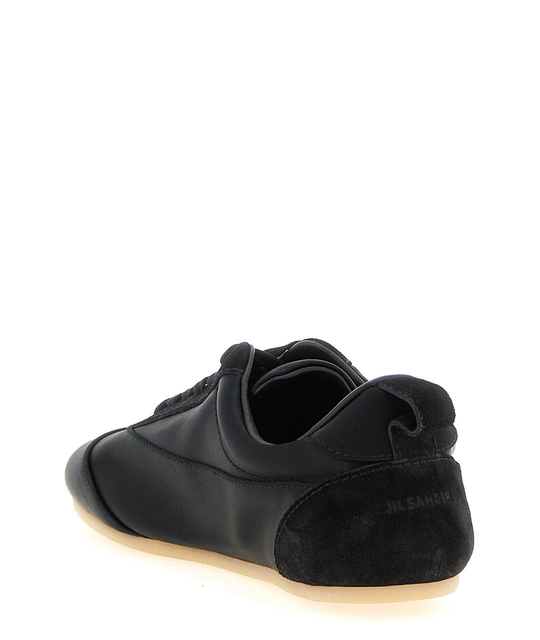 JIL SANDER Черные текстильные кроссовки, фото 3