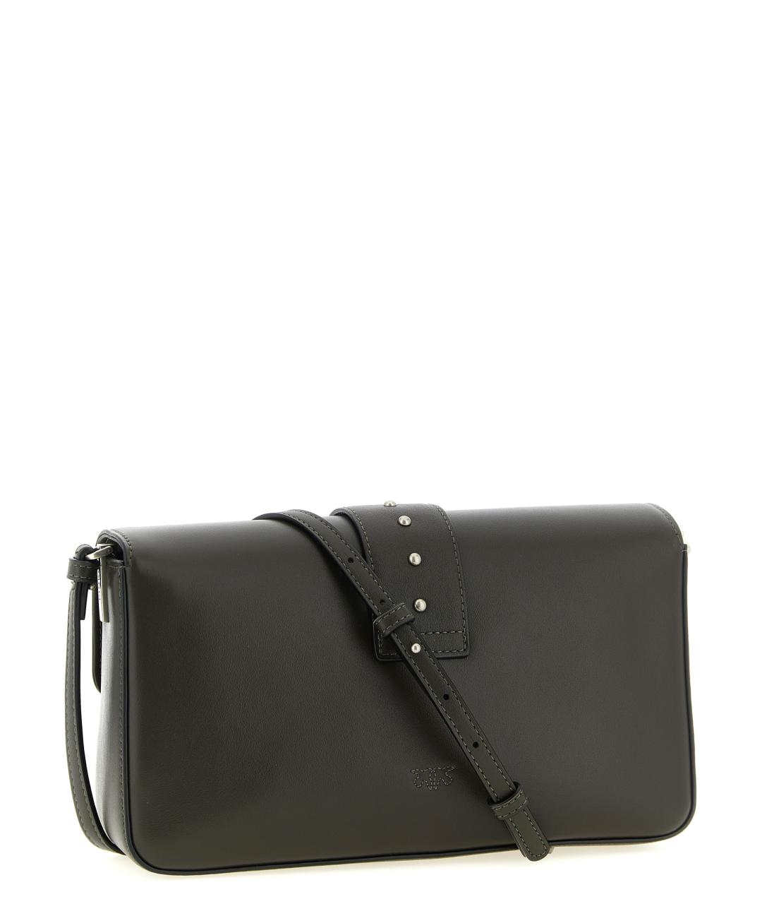 PINKO Зеленая кожаная сумка через плечо, фото 3