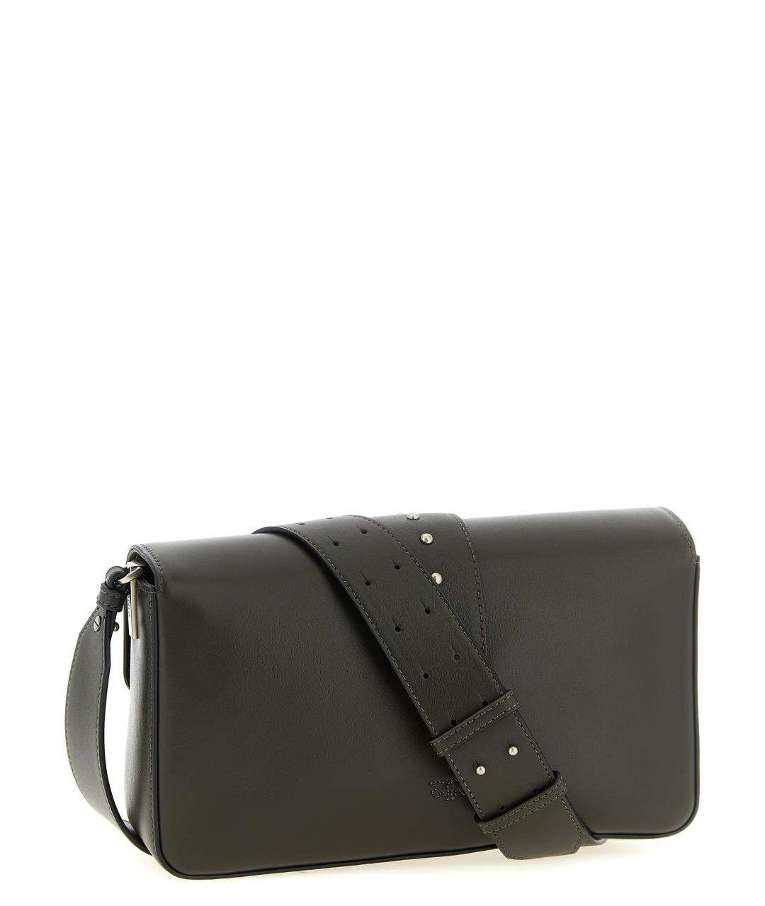 PINKO Зеленая кожаная сумка через плечо, фото 2