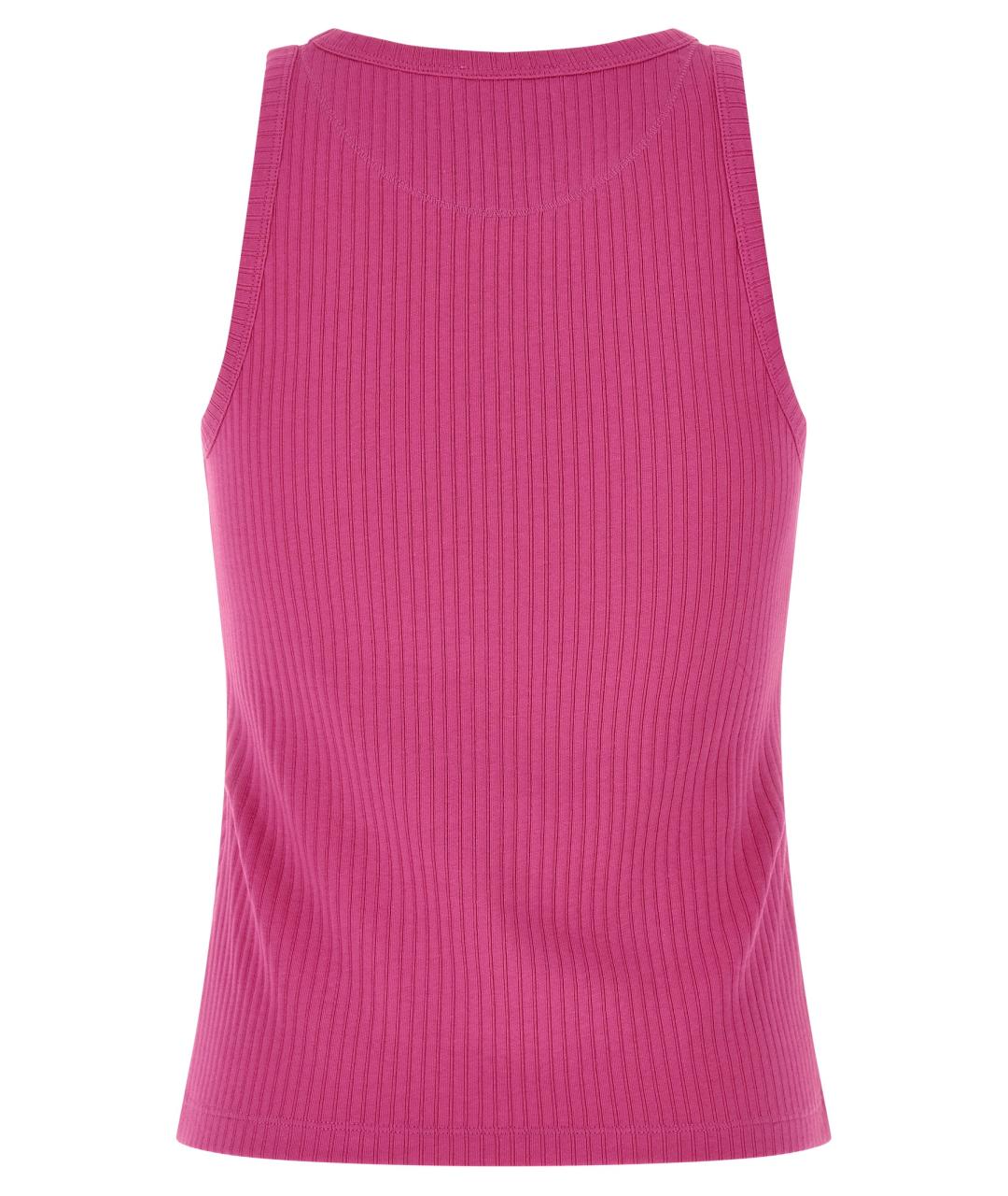 MARNI Фуксия хлопковая майка, фото 2