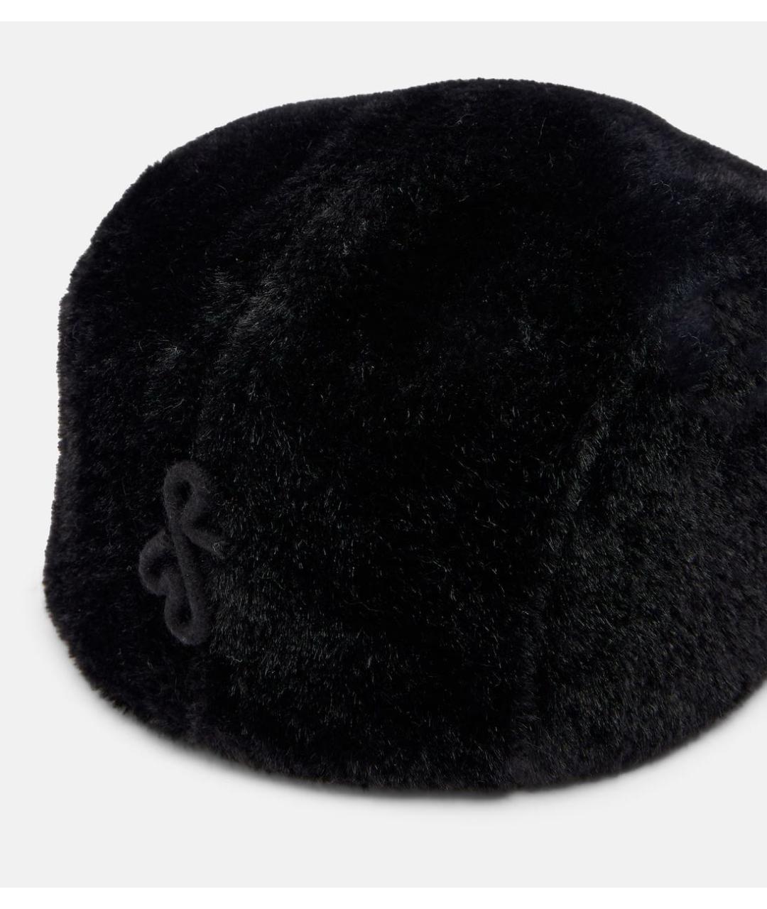 RUSLAN BAGINSKIY Черная бархатная кепка, фото 3