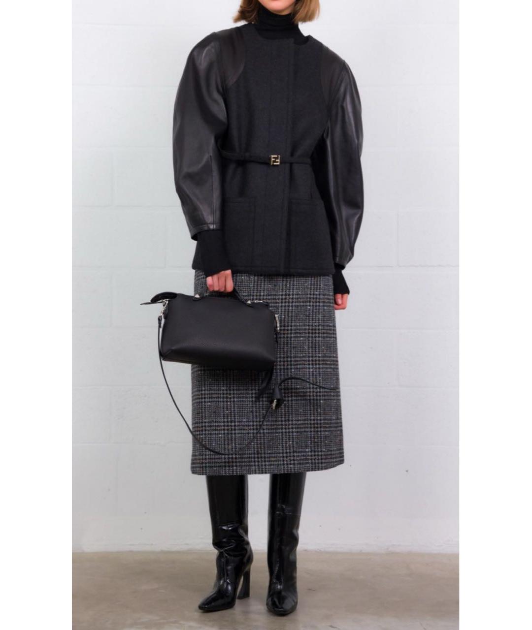 FENDI Серая шерстяная куртка, фото 8