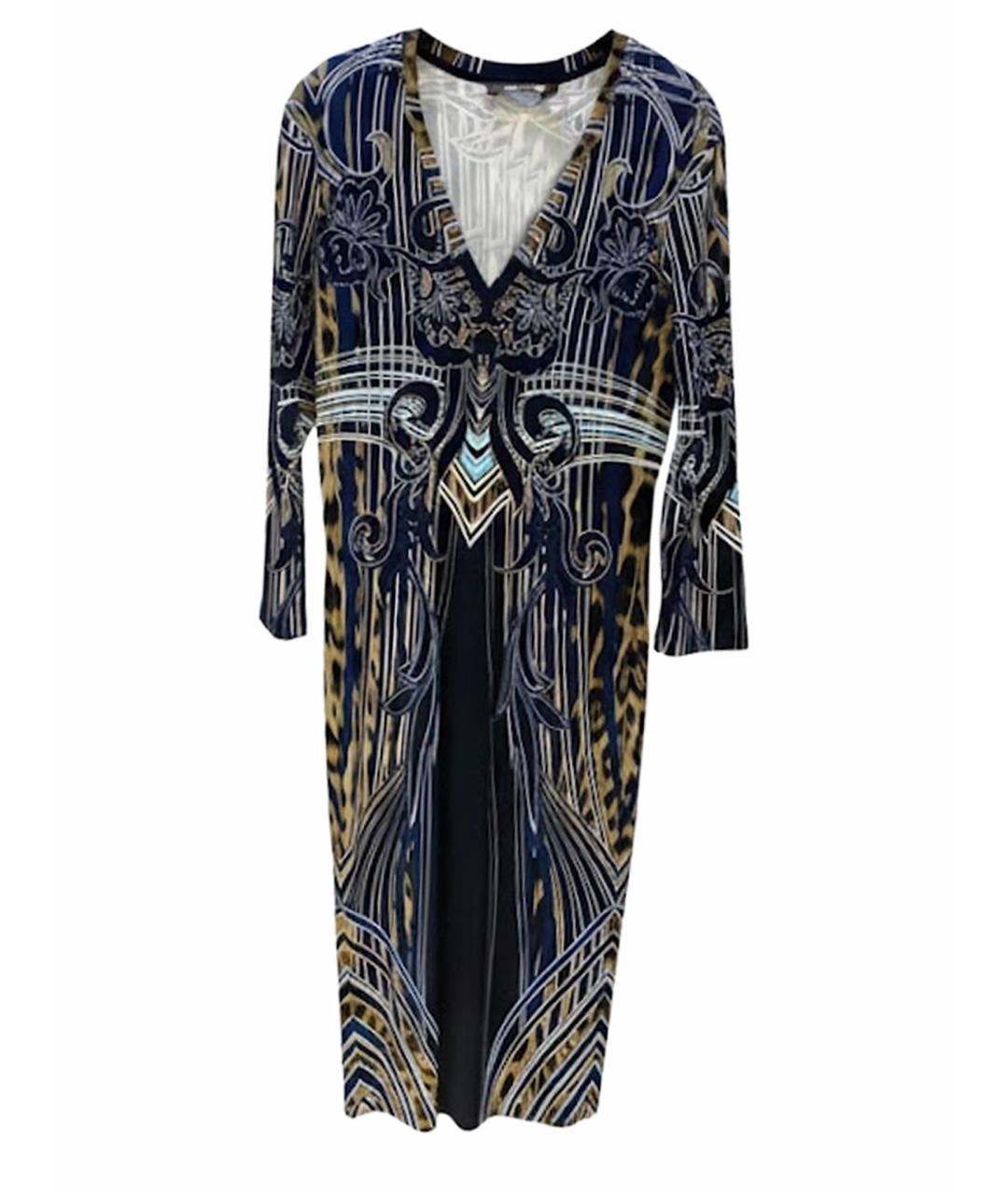ROBERTO CAVALLI Мульти вискозное вечернее платье, фото 1