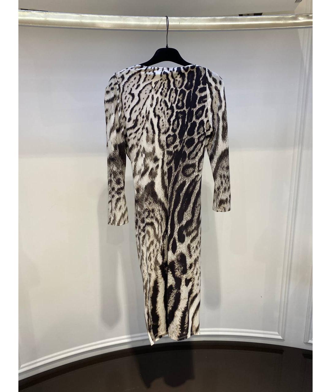 ROBERTO CAVALLI Мульти полиамидовое вечернее платье, фото 3