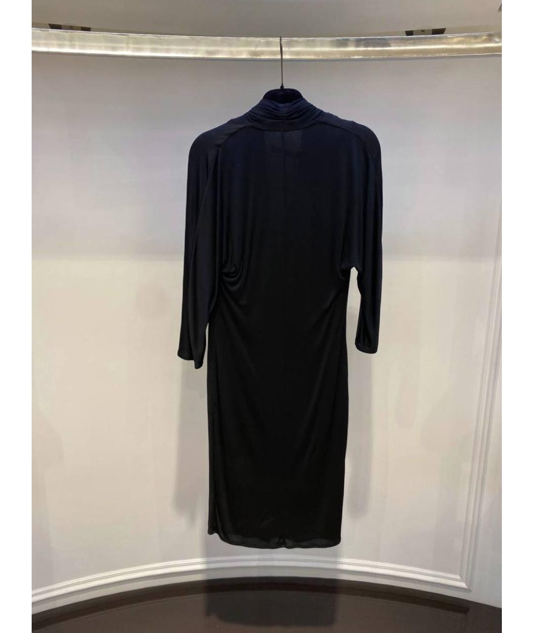 ROBERTO CAVALLI Черное ацетатное платье, фото 3
