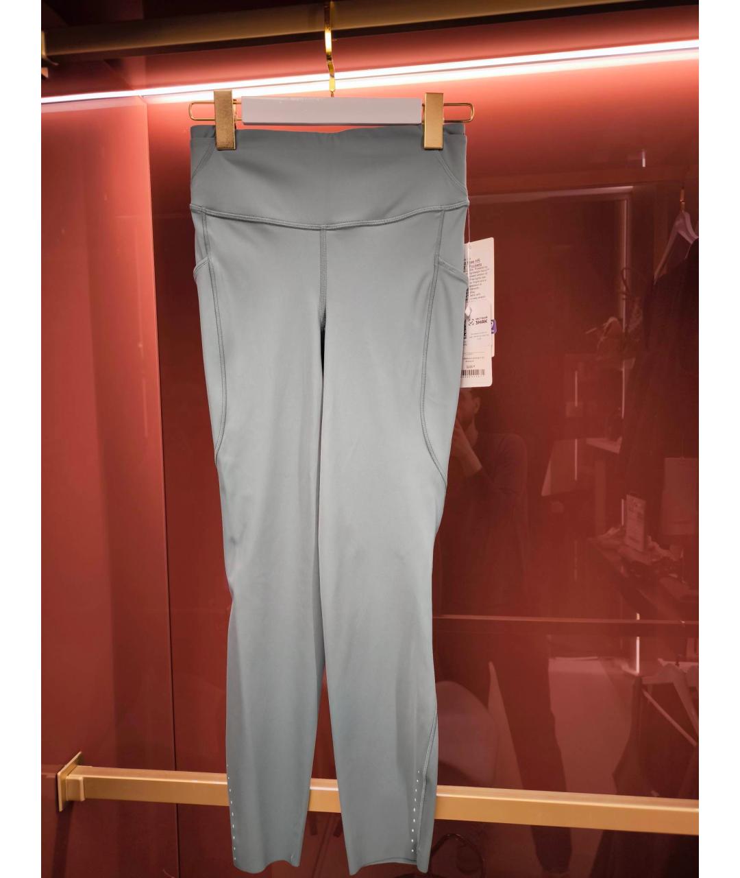 Lululemon Зеленые синтетические леггинсы и велосипедки, фото 5