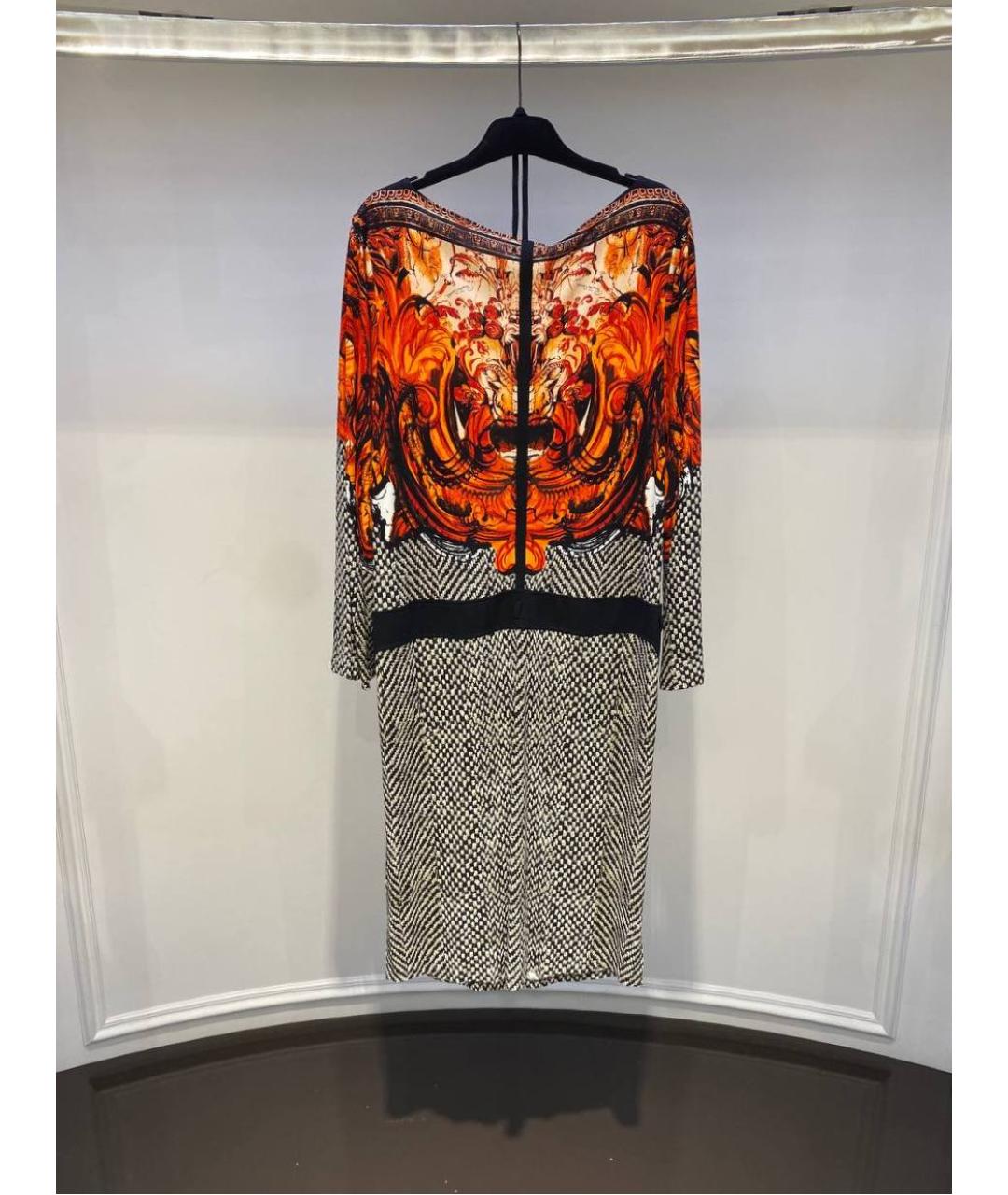 ROBERTO CAVALLI Мульти вискозное платье, фото 3