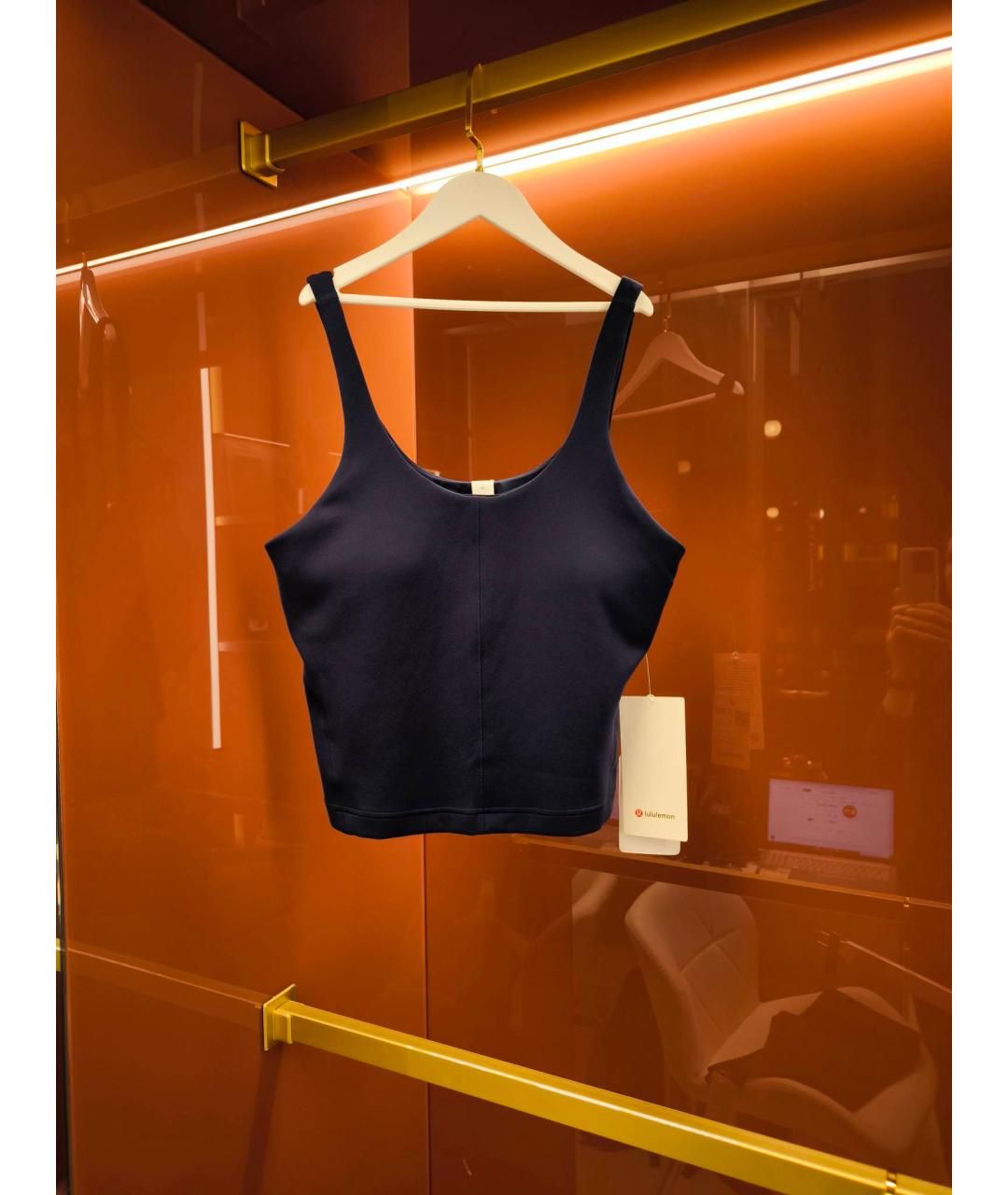 Lululemon Темно-синий синтетический корсет, фото 5