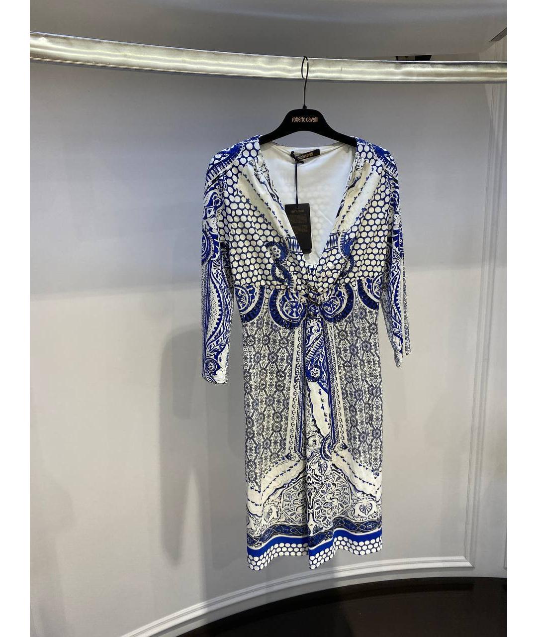 ROBERTO CAVALLI Мульти полиамидовое платье, фото 2