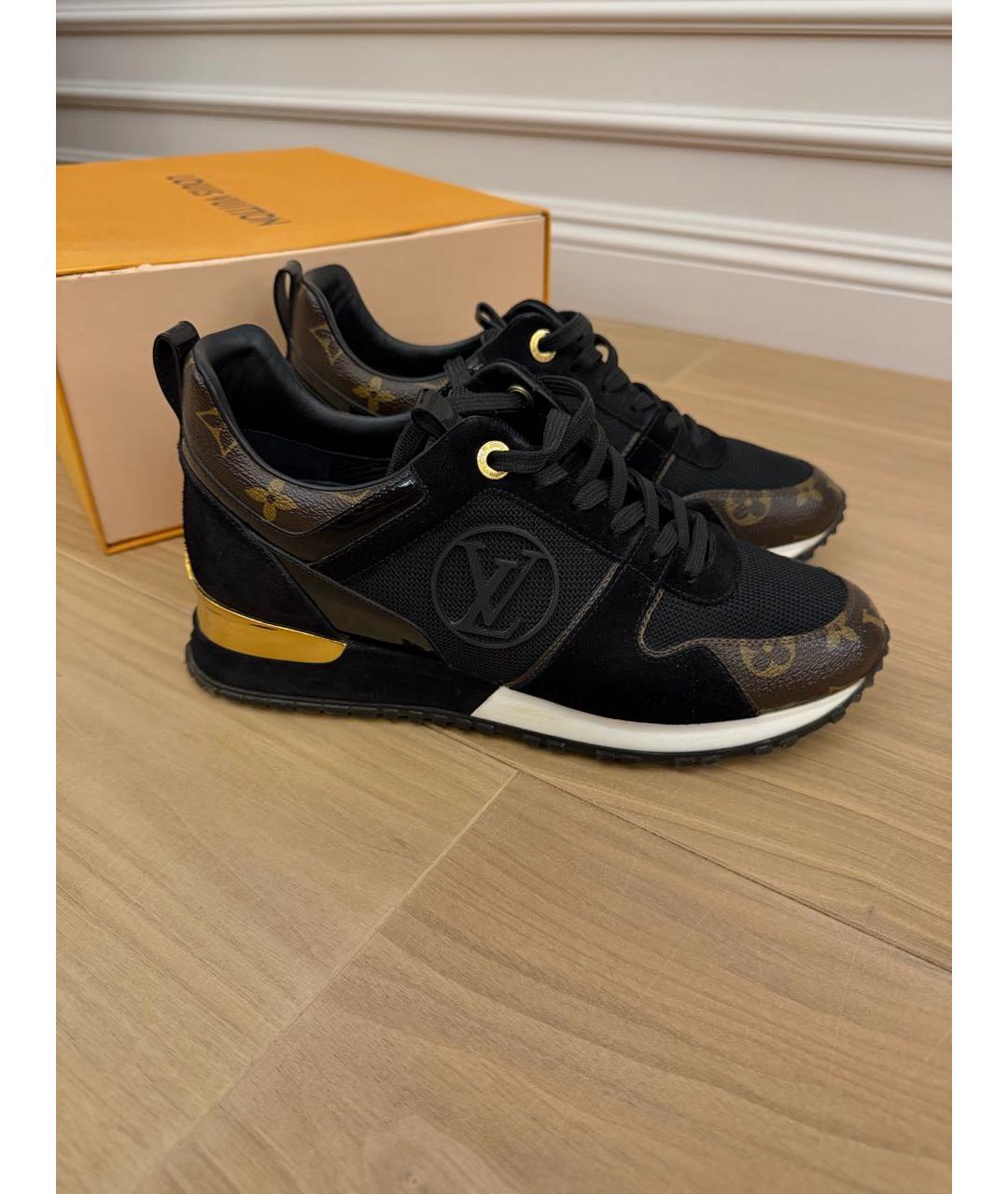 LOUIS VUITTON Черные кроссовки, фото 8