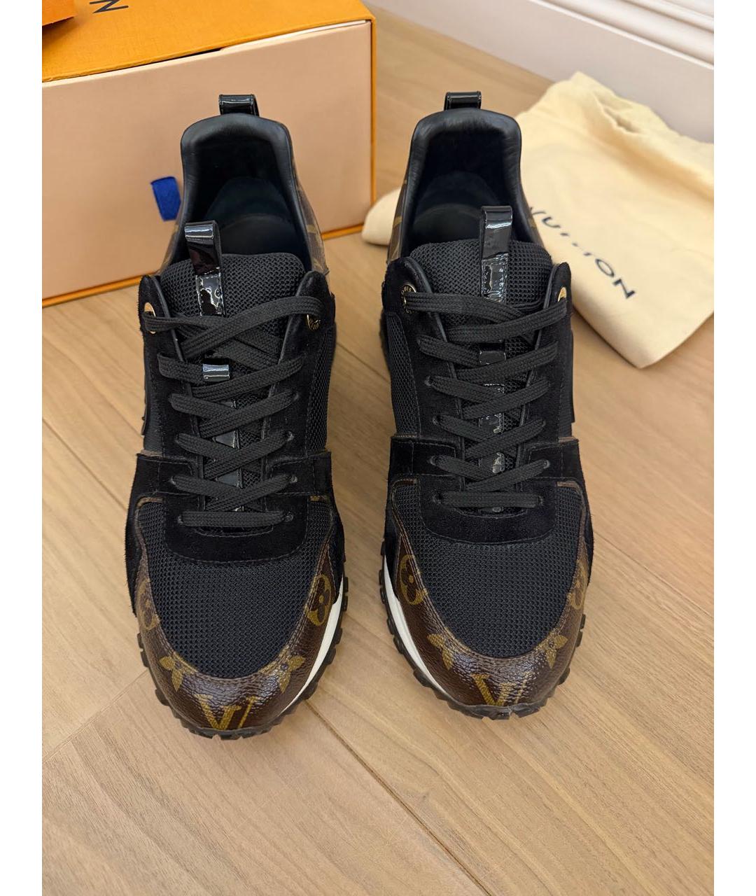 LOUIS VUITTON Черные кроссовки, фото 2