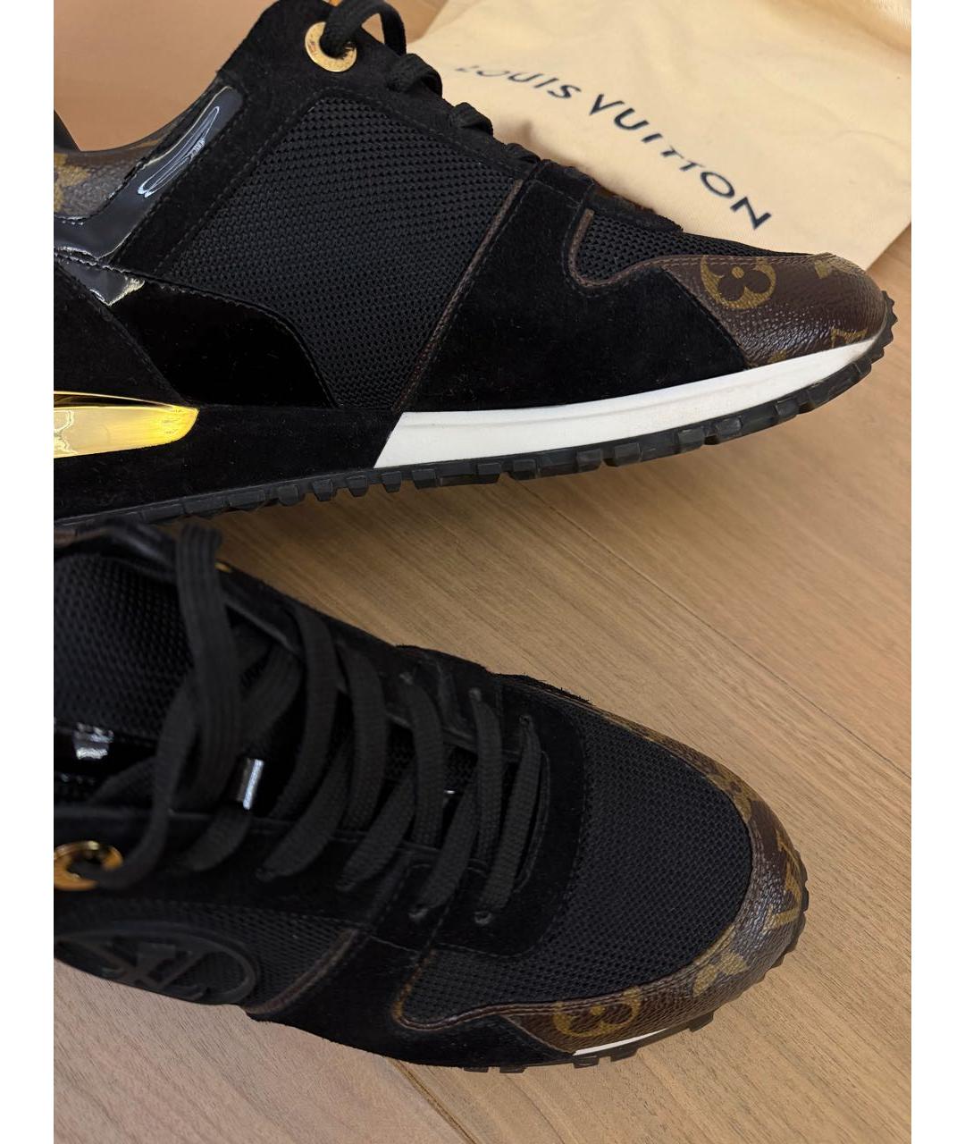 LOUIS VUITTON Черные кроссовки, фото 5