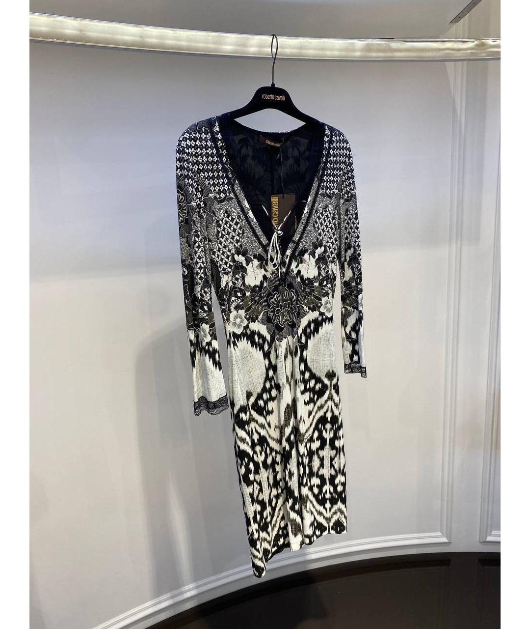 ROBERTO CAVALLI Мульти вискозное платье, фото 2