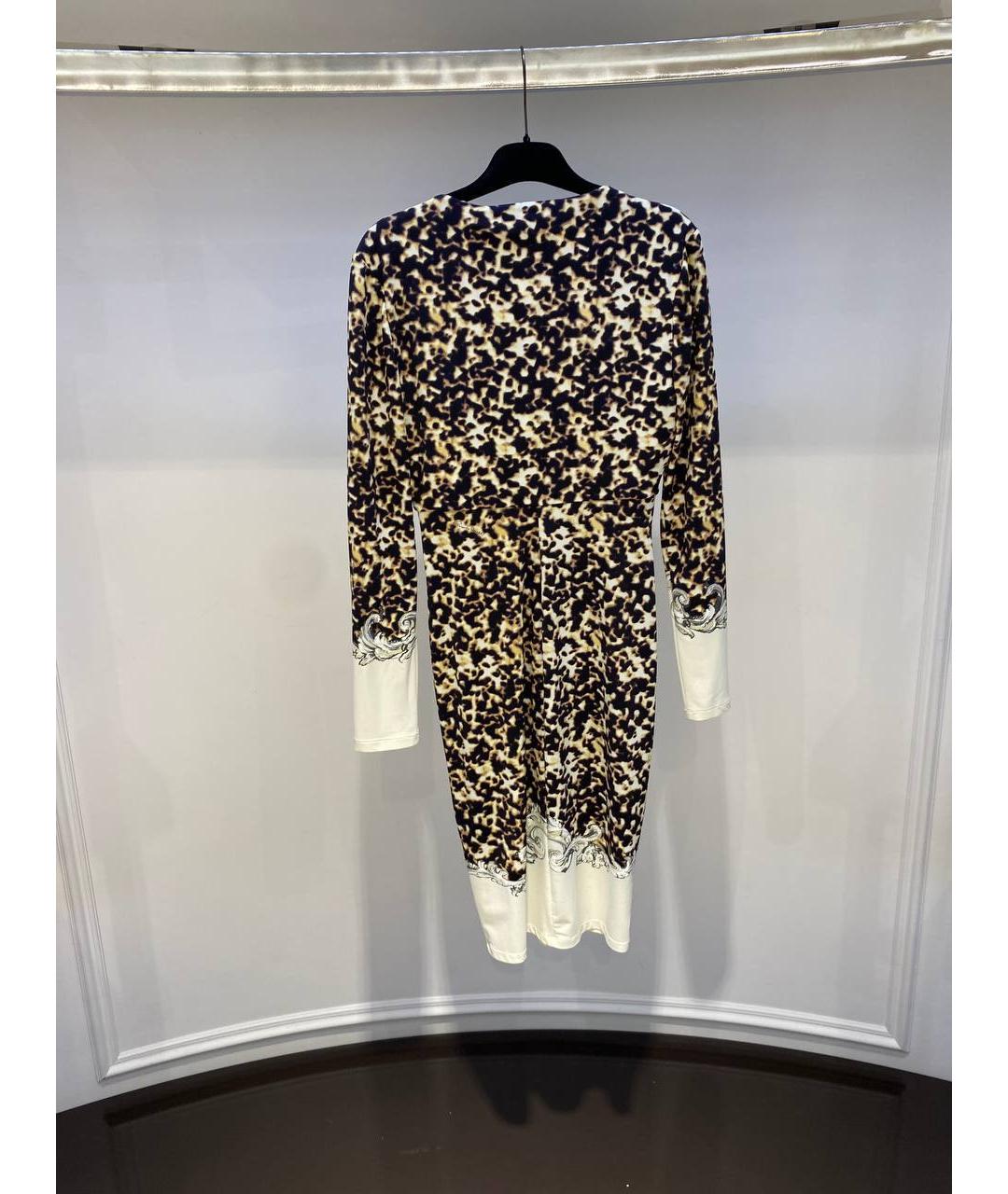 ROBERTO CAVALLI Мульти полиамидовое платье, фото 3