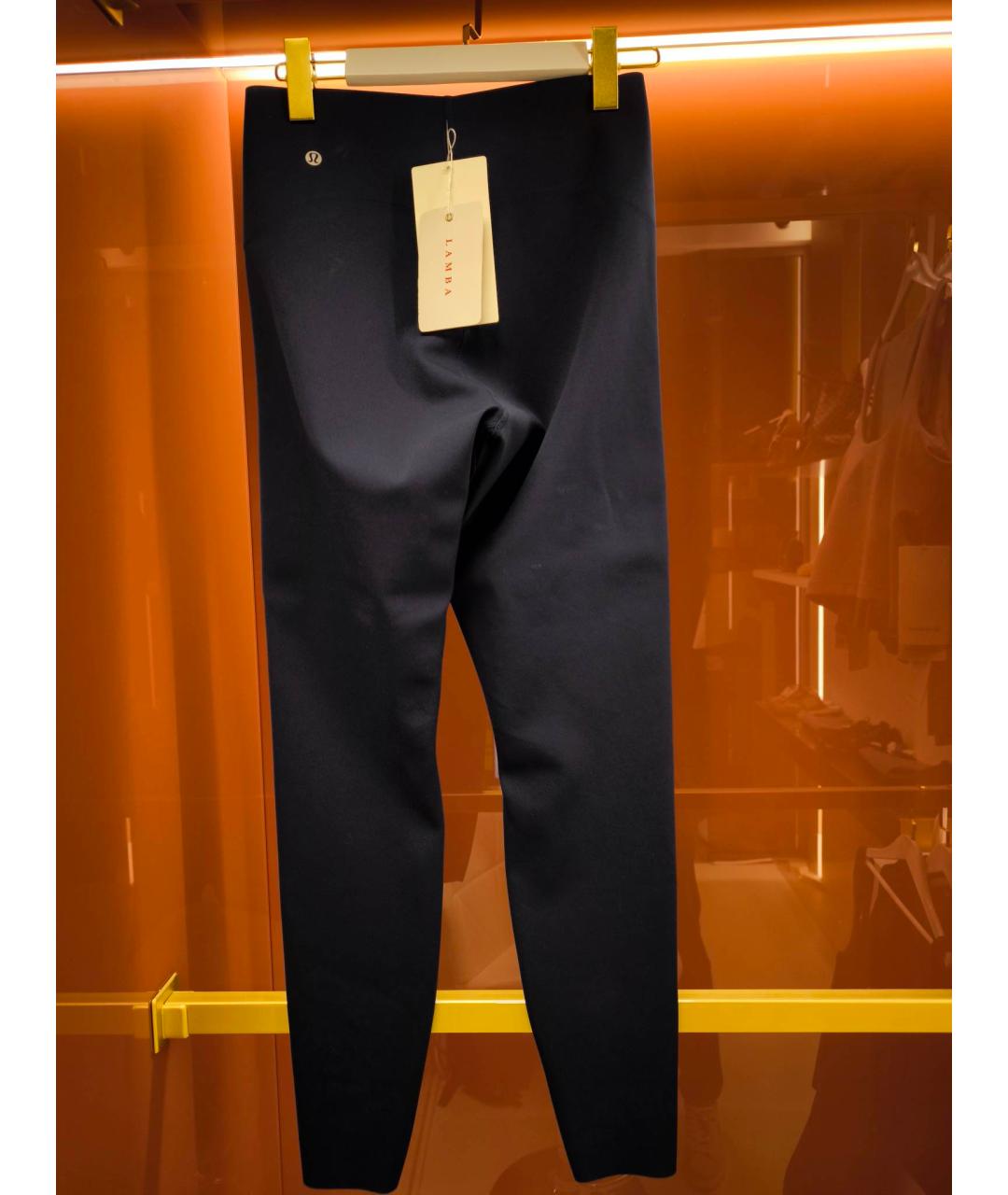 Lululemon Темно-синие синтетические леггинсы и велосипедки, фото 2