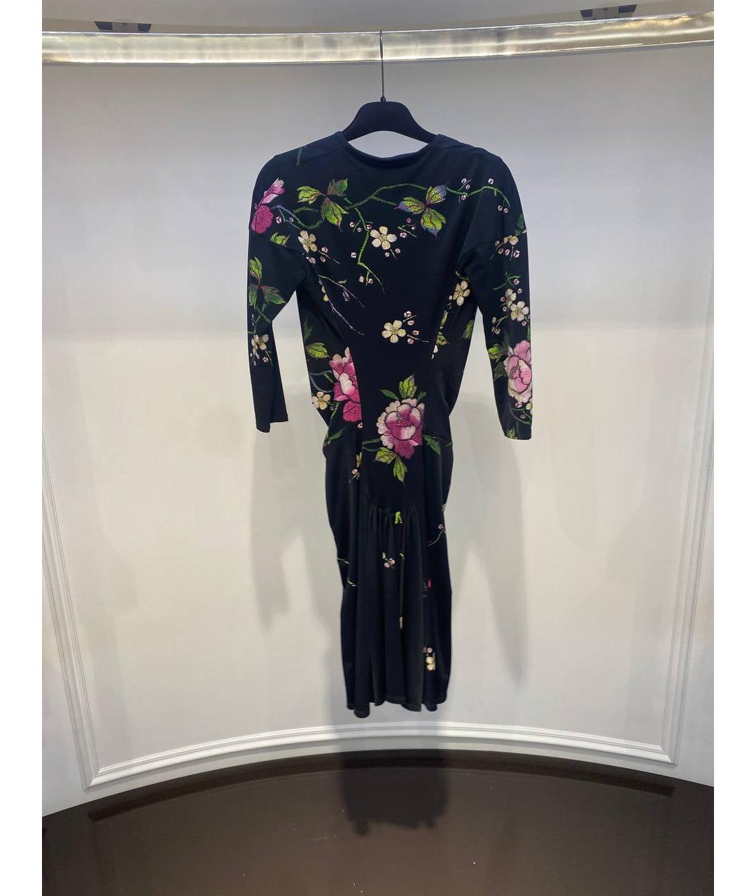 ROBERTO CAVALLI Мульти полиамидовое платье, фото 3