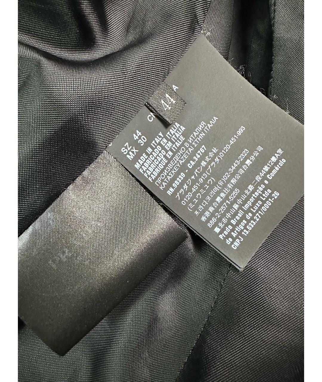 PRADA Серый шерстяной жакет/пиджак, фото 6