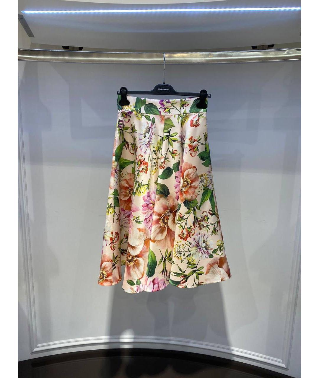 DOLCE&GABBANA Мульти юбка миди, фото 3