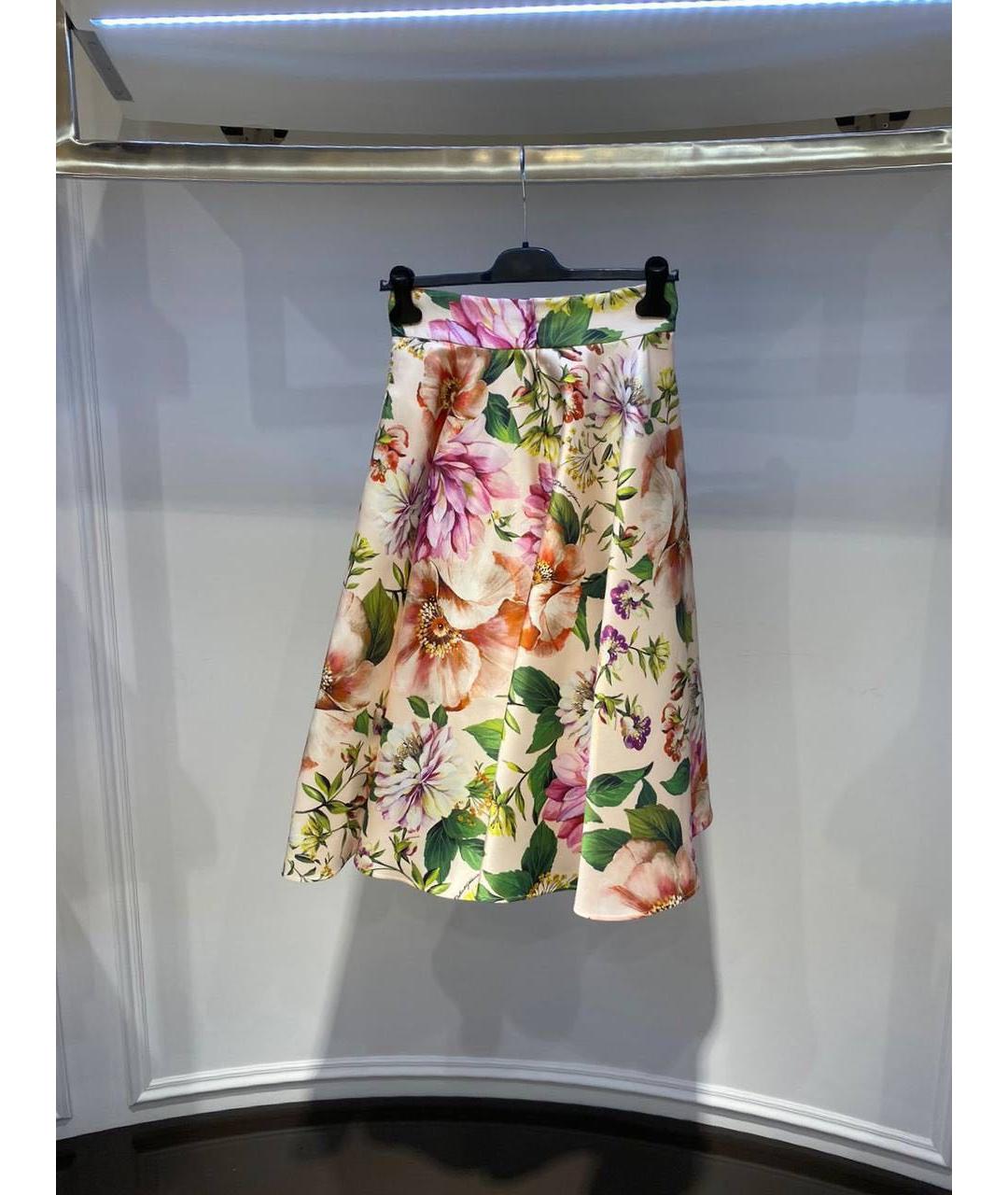 DOLCE&GABBANA Мульти юбка миди, фото 2