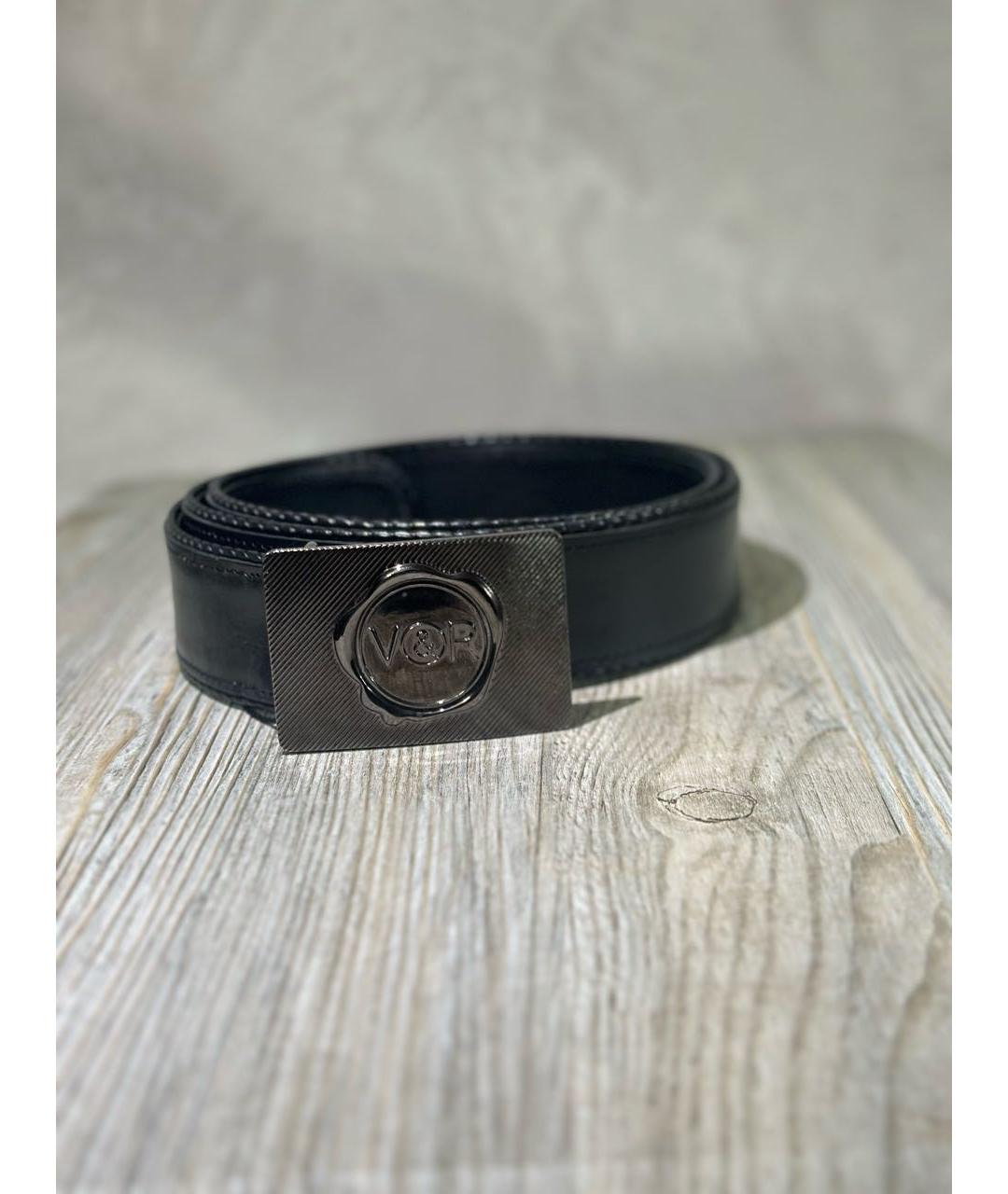 VIKTOR & ROLF Черный кожаный ремень, фото 7