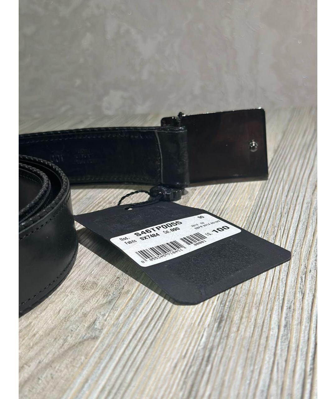VIKTOR & ROLF Черный кожаный ремень, фото 6