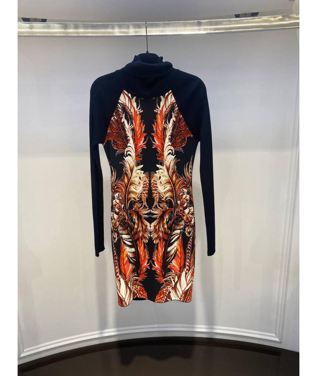 ROBERTO CAVALLI Мульти вискозное вечернее платье, фото 3