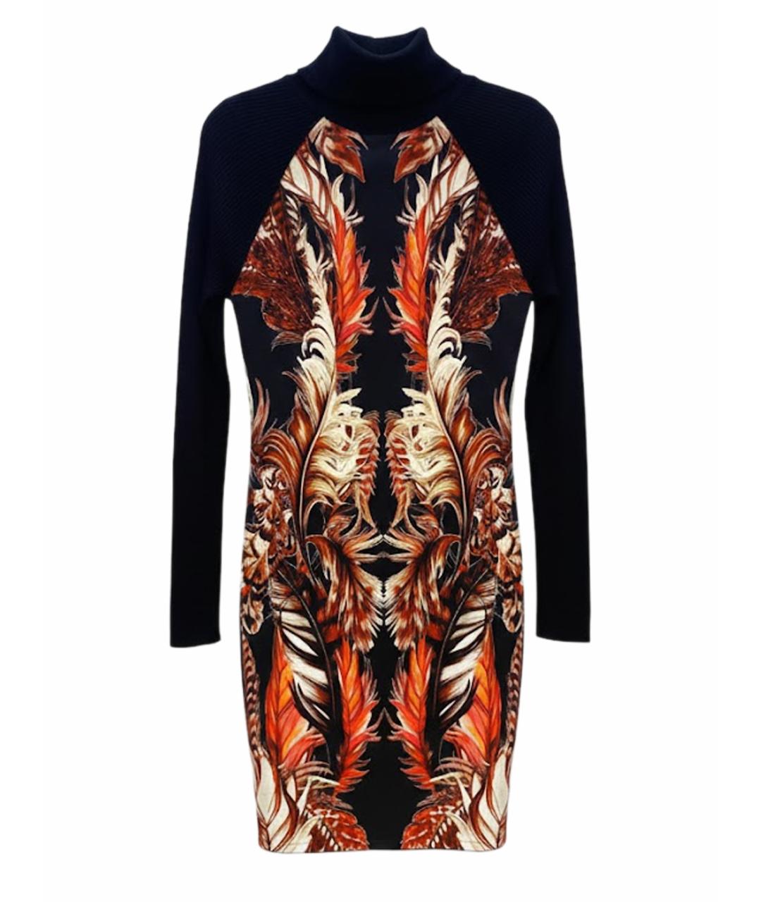 ROBERTO CAVALLI Мульти вискозное вечернее платье, фото 1