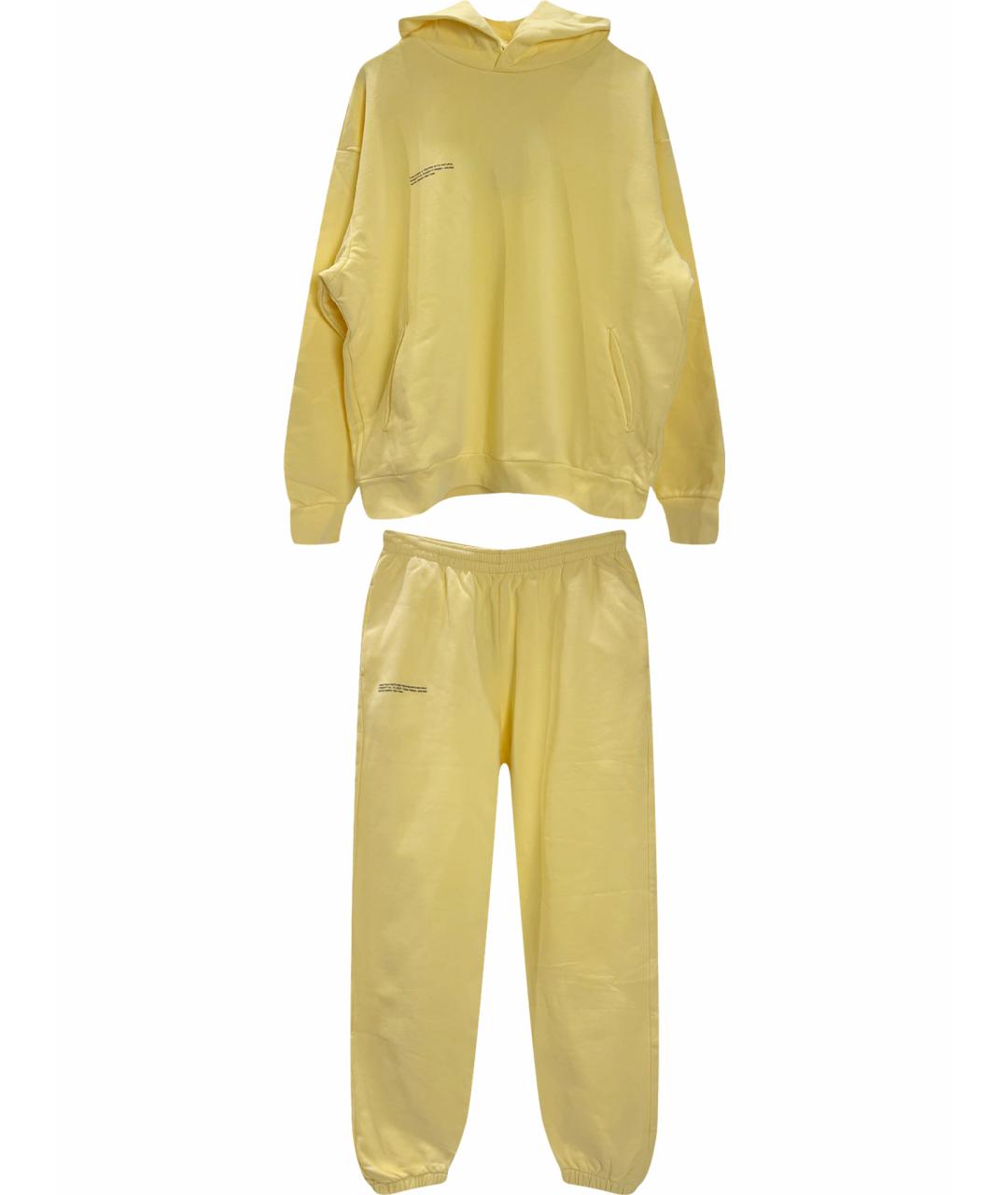 THE PANGAIA Желтый хлопковый костюм с брюками, фото 1