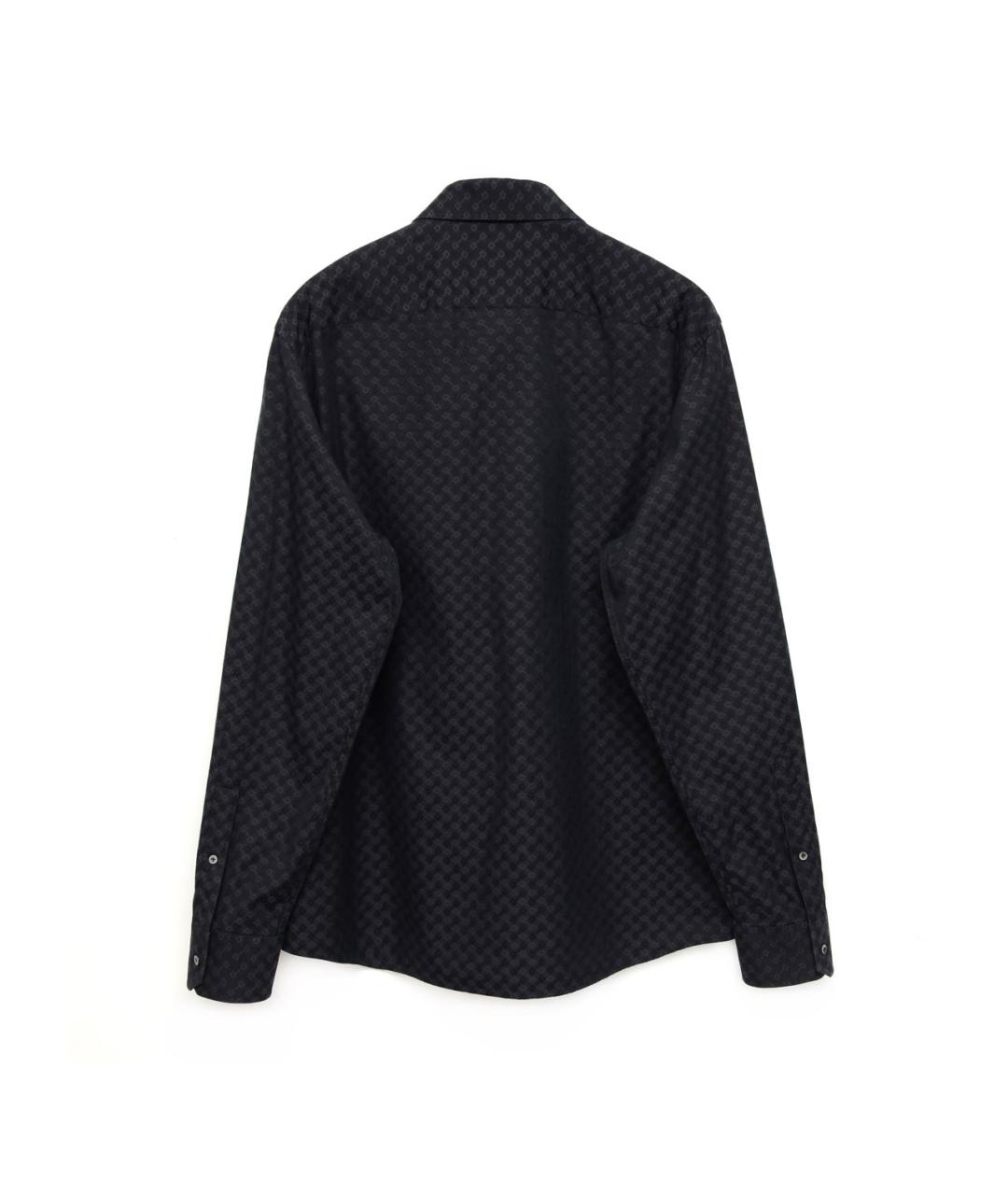 GUCCI Черная хлопковая классическая рубашка, фото 2