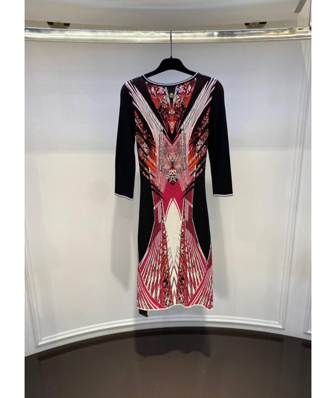 ROBERTO CAVALLI Мульти вискозное платье, фото 3