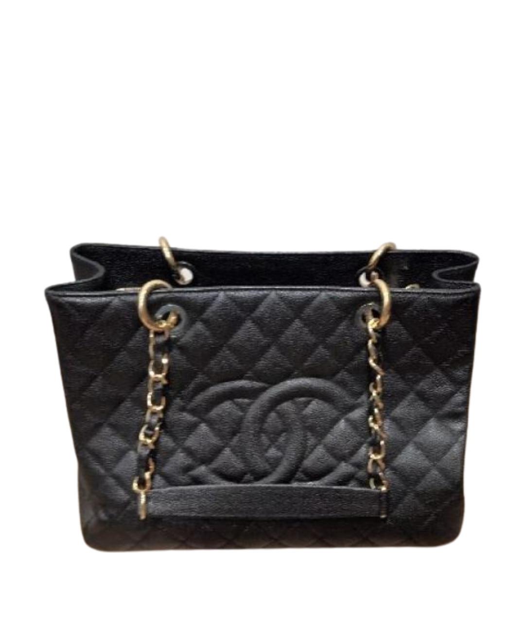 CHANEL Бежевая кожаная сумка тоут, фото 1