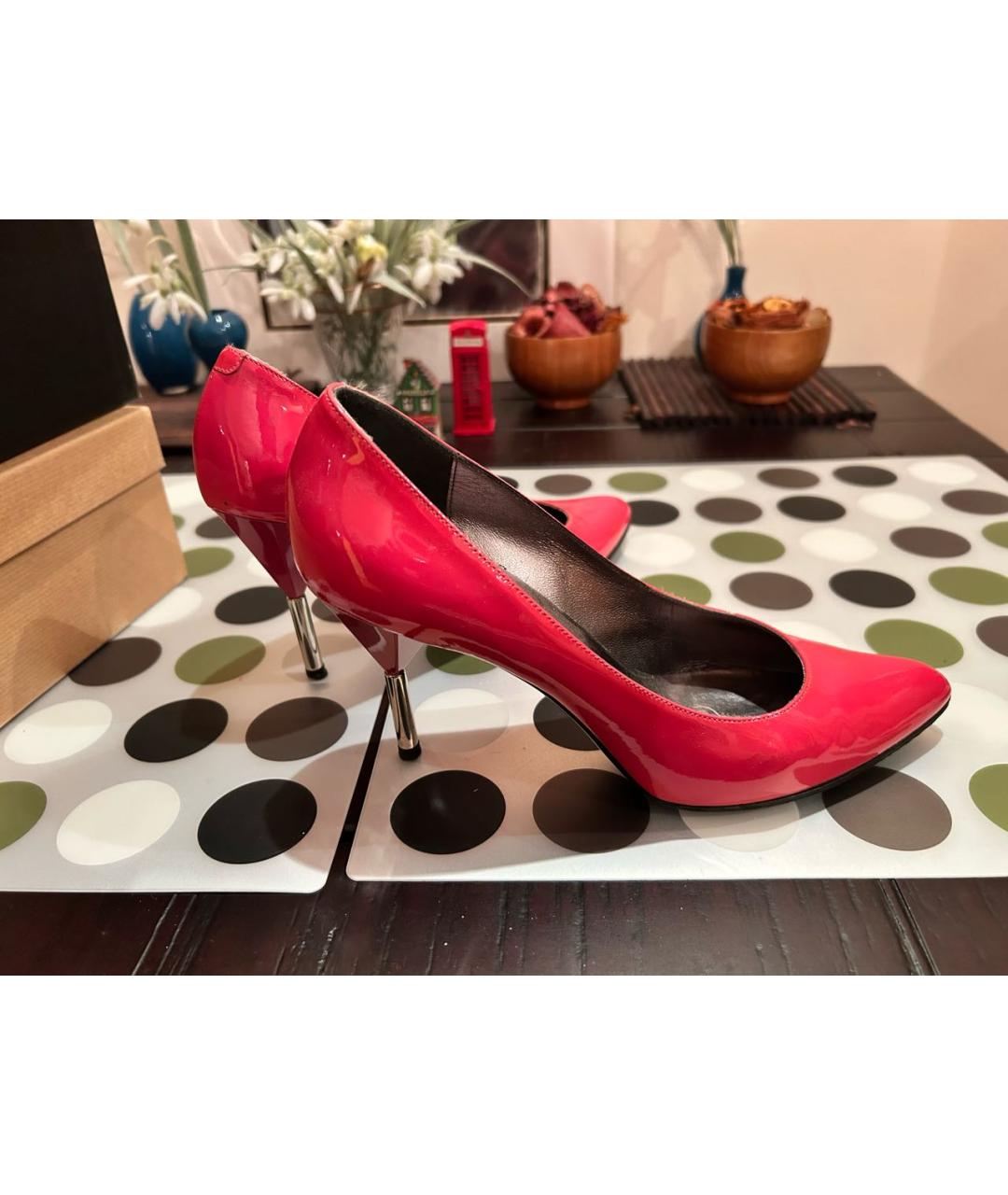 MARC BY MARC JACOBS Розовые туфли из лакированной кожи, фото 9