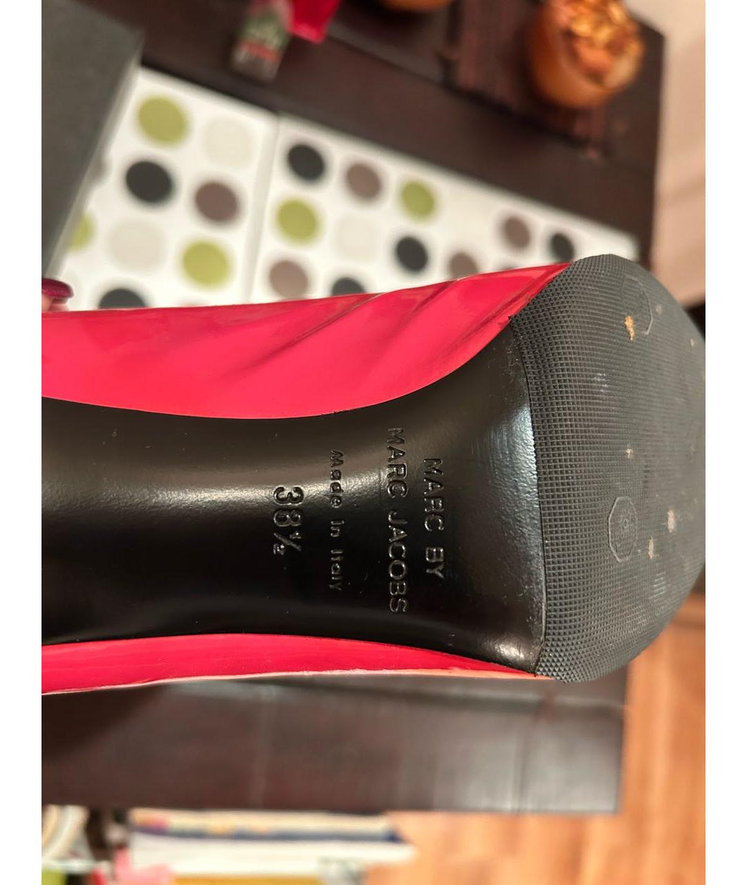 MARC BY MARC JACOBS Розовые туфли из лакированной кожи, фото 5