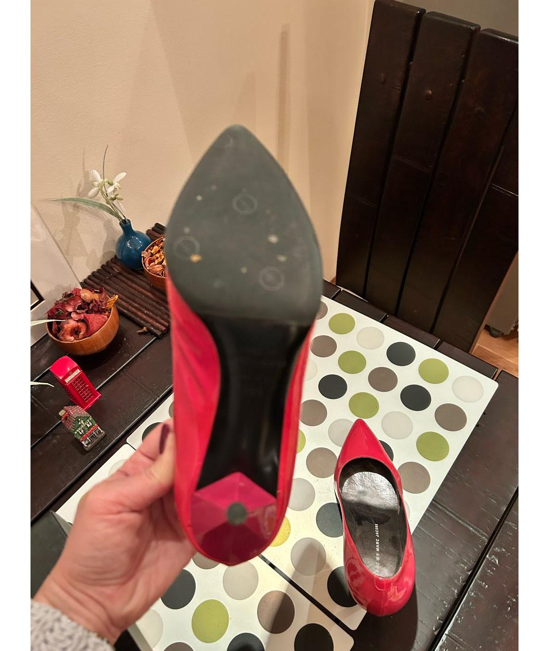 MARC BY MARC JACOBS Розовые туфли из лакированной кожи, фото 6